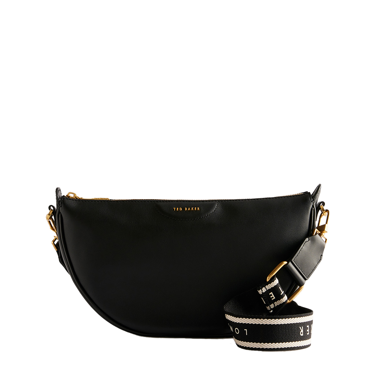 TED BAKER ESSINA Webbing Half Moon Crossbody Bag