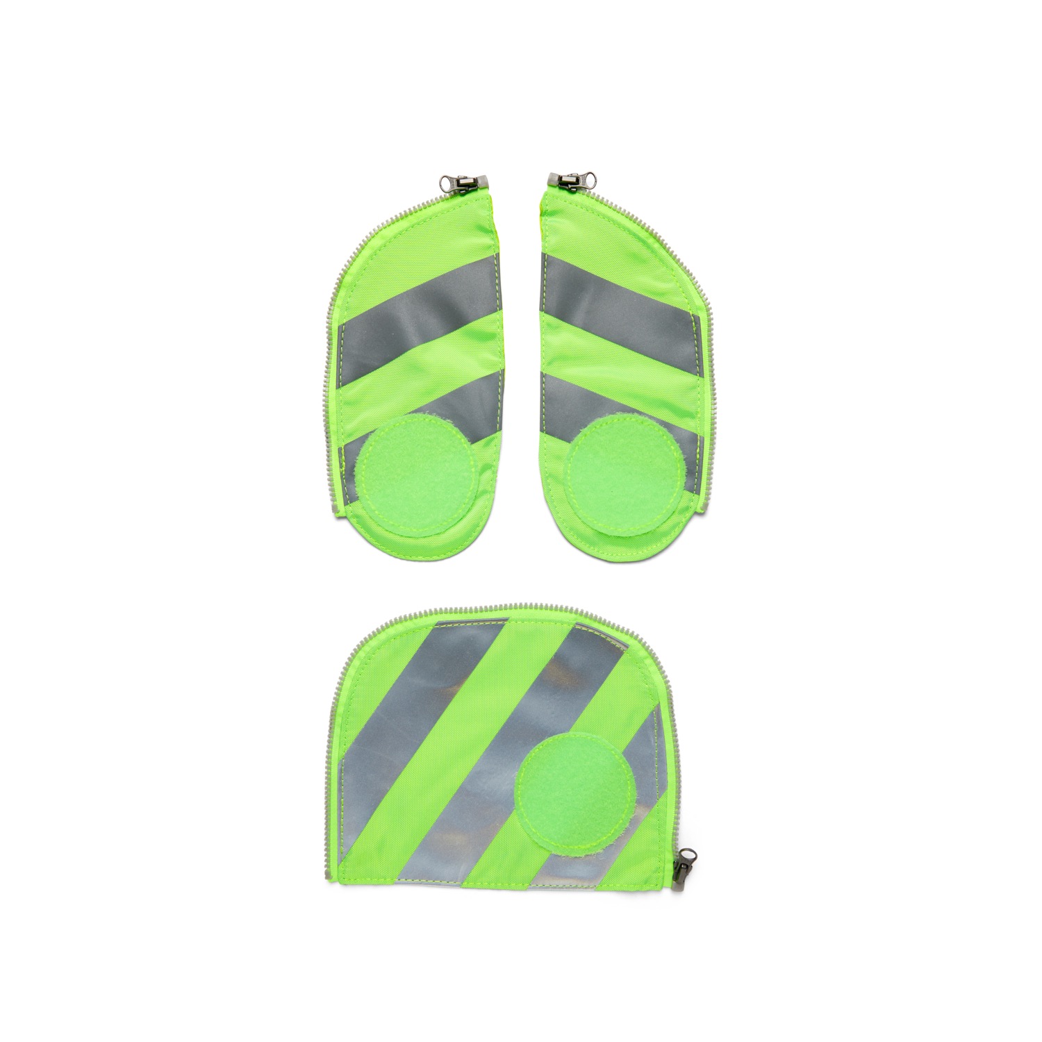 ergobag Fluo Zip-Set mit Reflektorstreifen