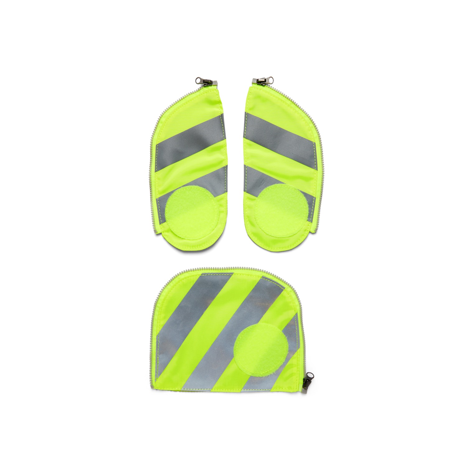 ergobag Fluo Zip-Set mit Reflektorstreifen